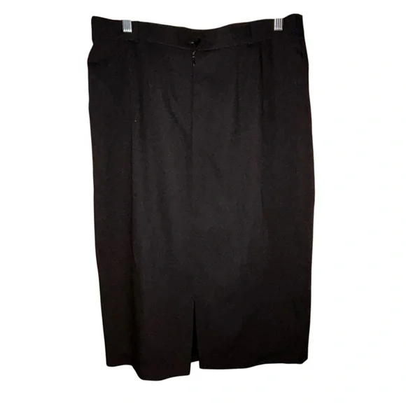 Basler Horst Basler Black Wool Blend‎ Pencil Skirt Womens EU 42 UK 16 Career